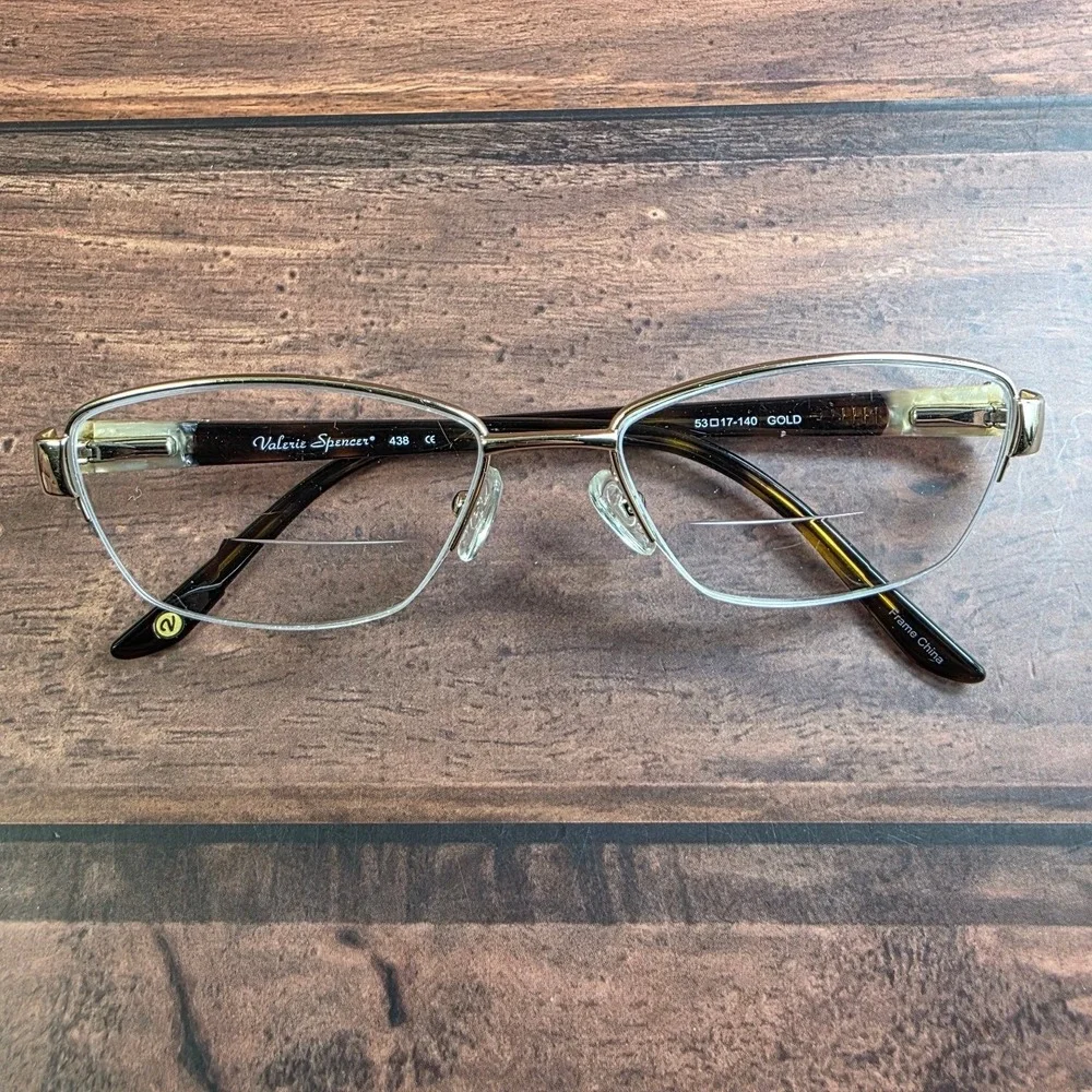 Valerie Spencer Women's Gold‎ Rimless 53mm Eyeglass Frames